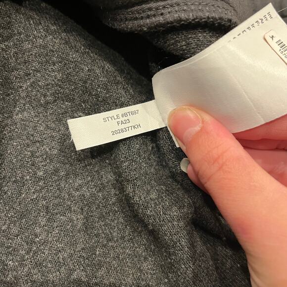 J Crew Wool Blend Shirt Jacket Sz M Gray Preppy Shacket Old Money Gold Button - Picture 4 of 9